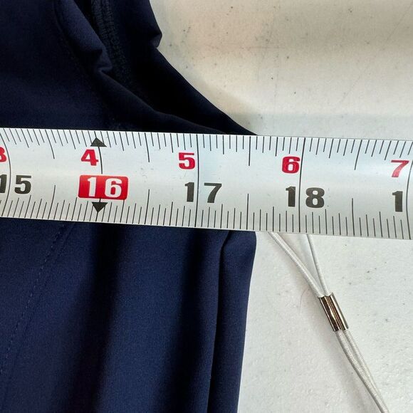 NWT WOMEN'S KINONA STYLE FOR MILES ROMPER GOLF PICKLEBALL NAVY Sz M UPF 50+ - Picture 6 of 8